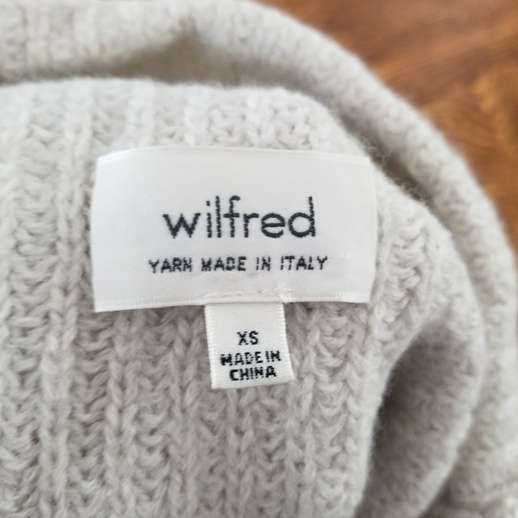 Aritzia Wilfred Durandal Wool Shirt Made in Italy - Picture 3 of 3